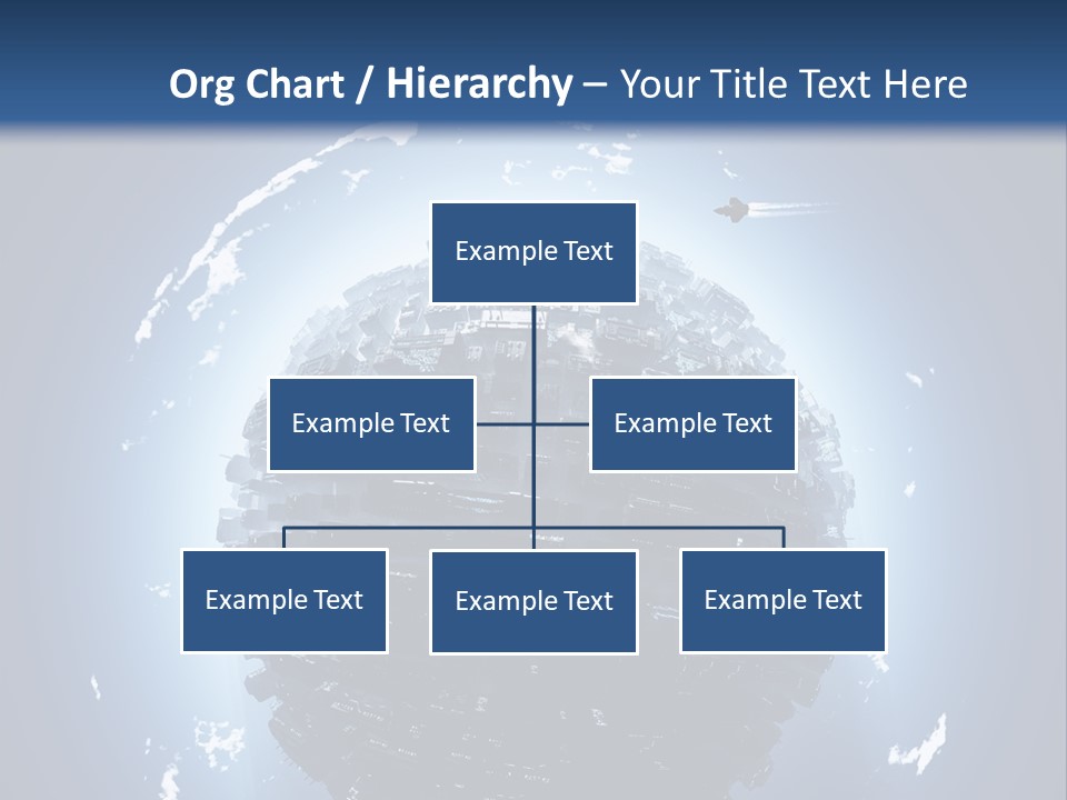 Station Black Aerial PowerPoint Template