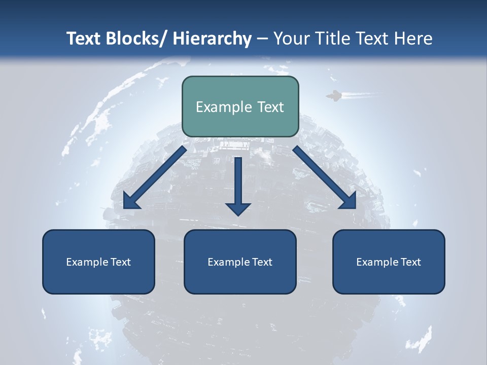 Station Black Aerial PowerPoint Template