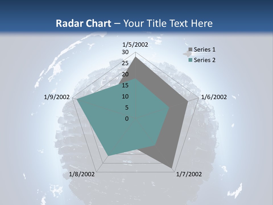 Station Black Aerial PowerPoint Template