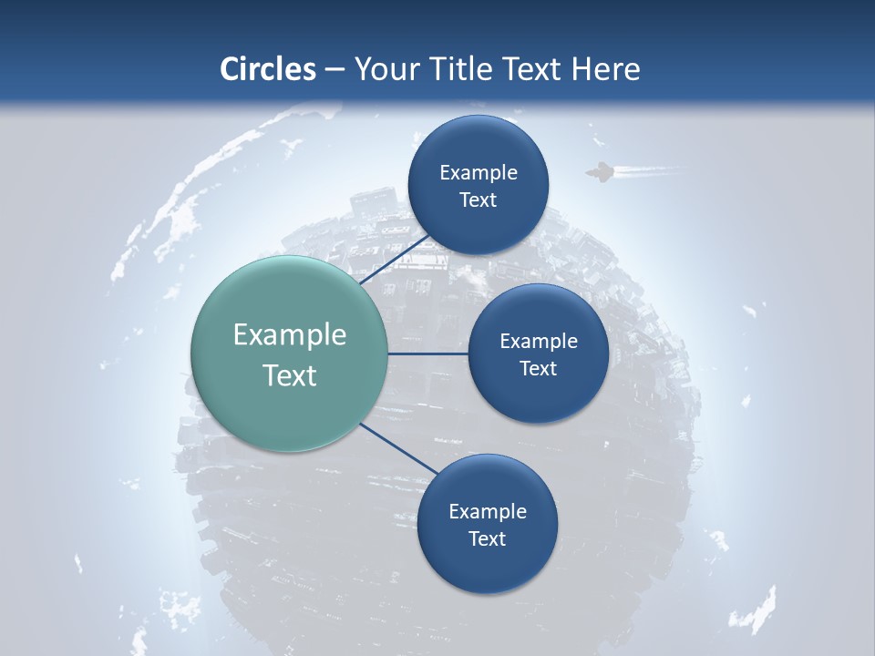 Station Black Aerial PowerPoint Template