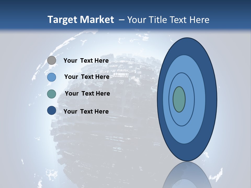 Station Black Aerial PowerPoint Template