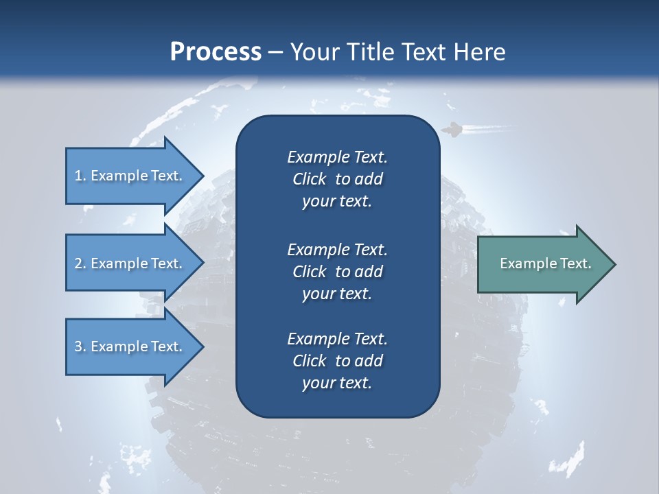 Station Black Aerial PowerPoint Template