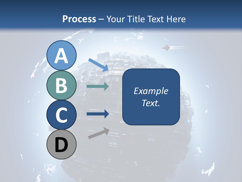 Station Black Aerial PowerPoint Template