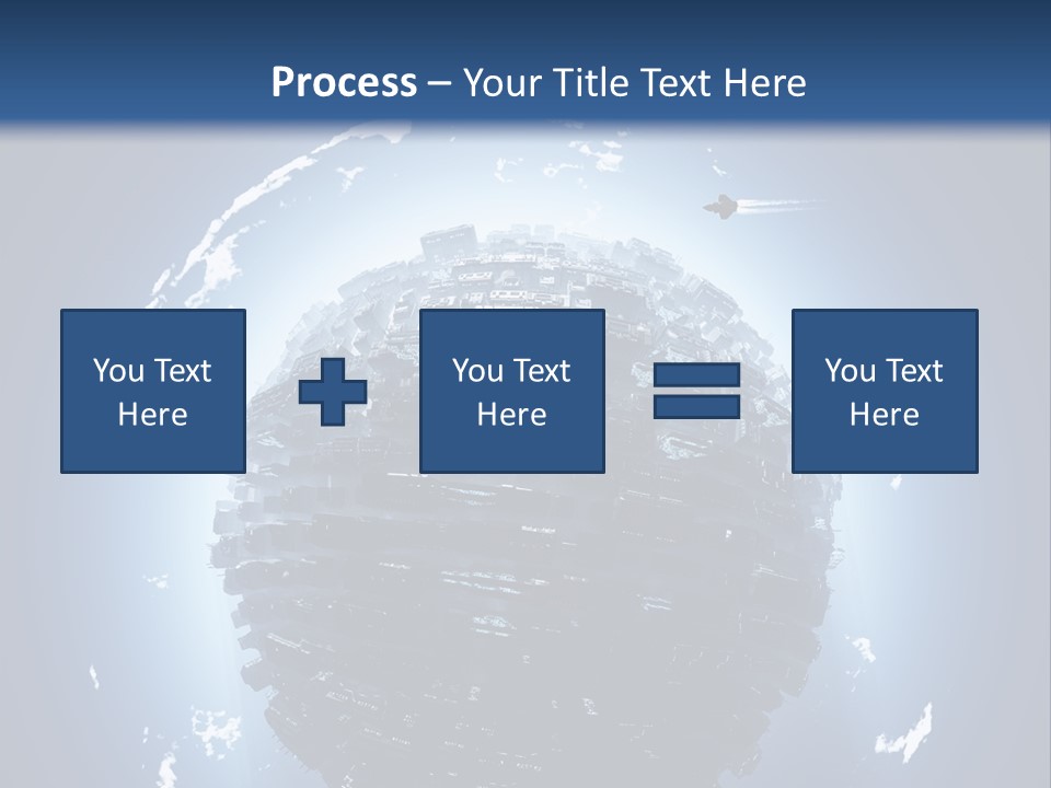 Station Black Aerial PowerPoint Template