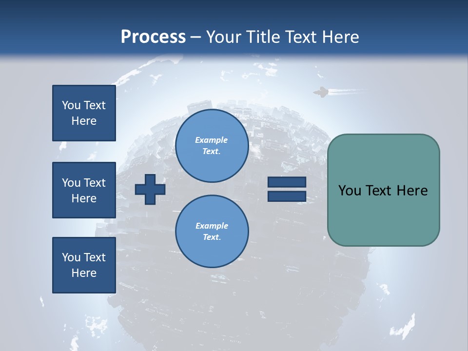Station Black Aerial PowerPoint Template