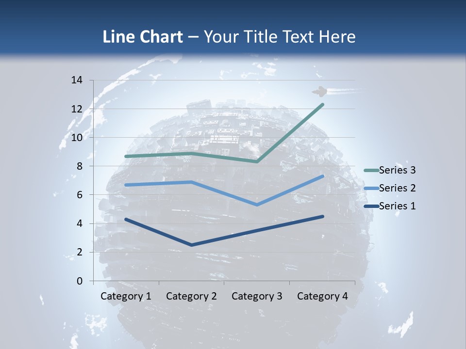 Station Black Aerial PowerPoint Template