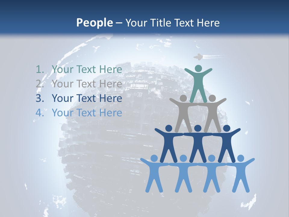 Station Black Aerial PowerPoint Template