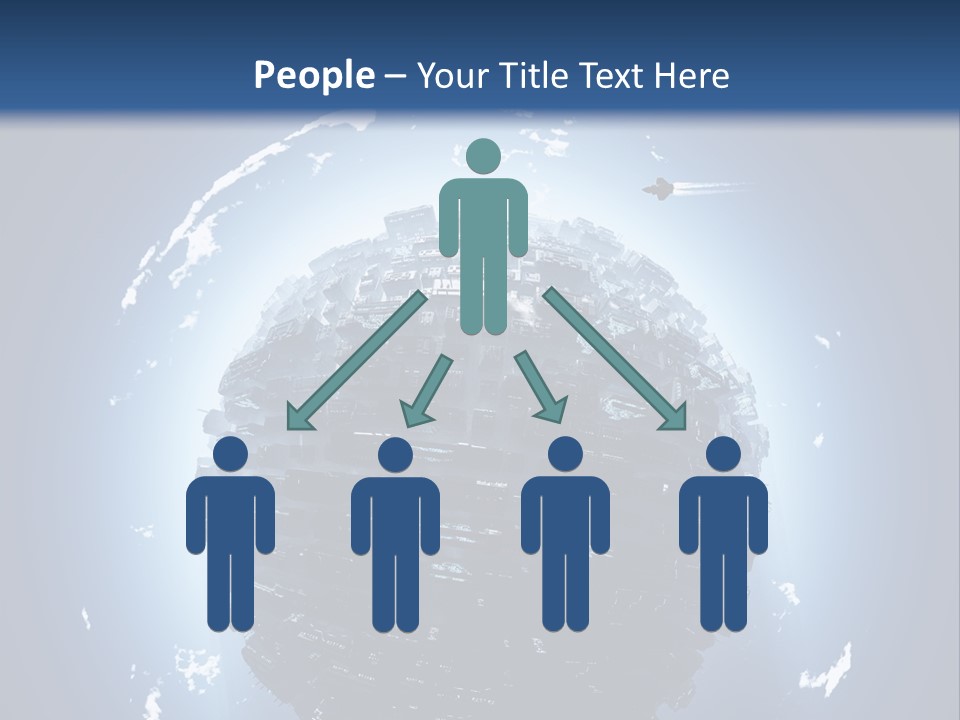 Station Black Aerial PowerPoint Template