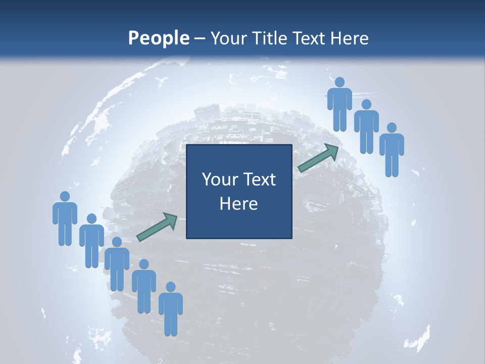 Station Black Aerial PowerPoint Template