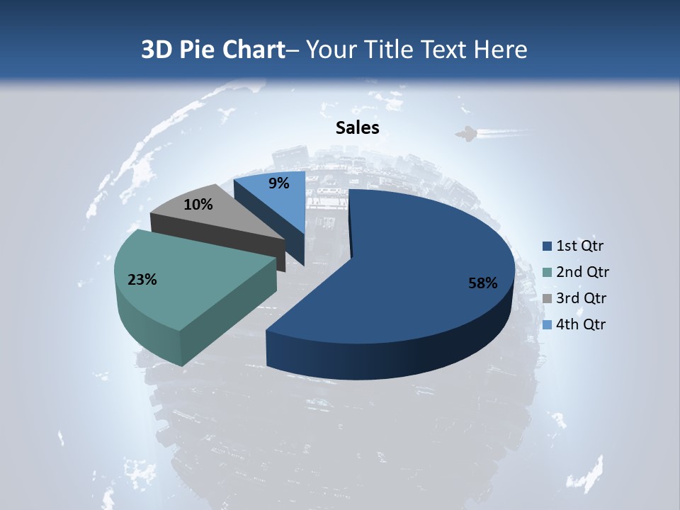 Station Black Aerial PowerPoint Template