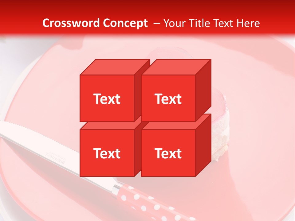 Heart Day Plate PowerPoint Template
