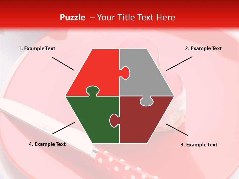 Heart Day Plate PowerPoint Template
