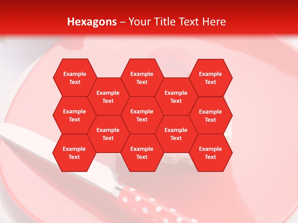 Heart Day Plate PowerPoint Template