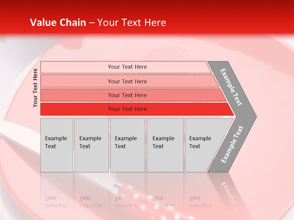 Heart Day Plate PowerPoint Template