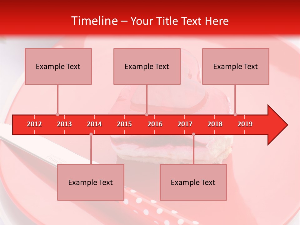 Heart Day Plate PowerPoint Template