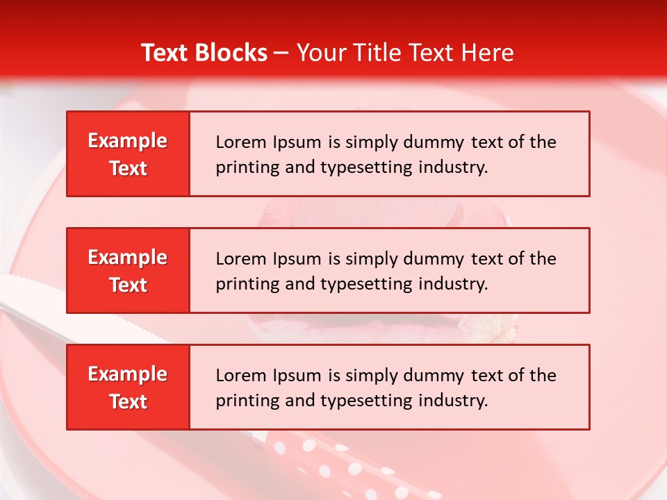 Heart Day Plate PowerPoint Template