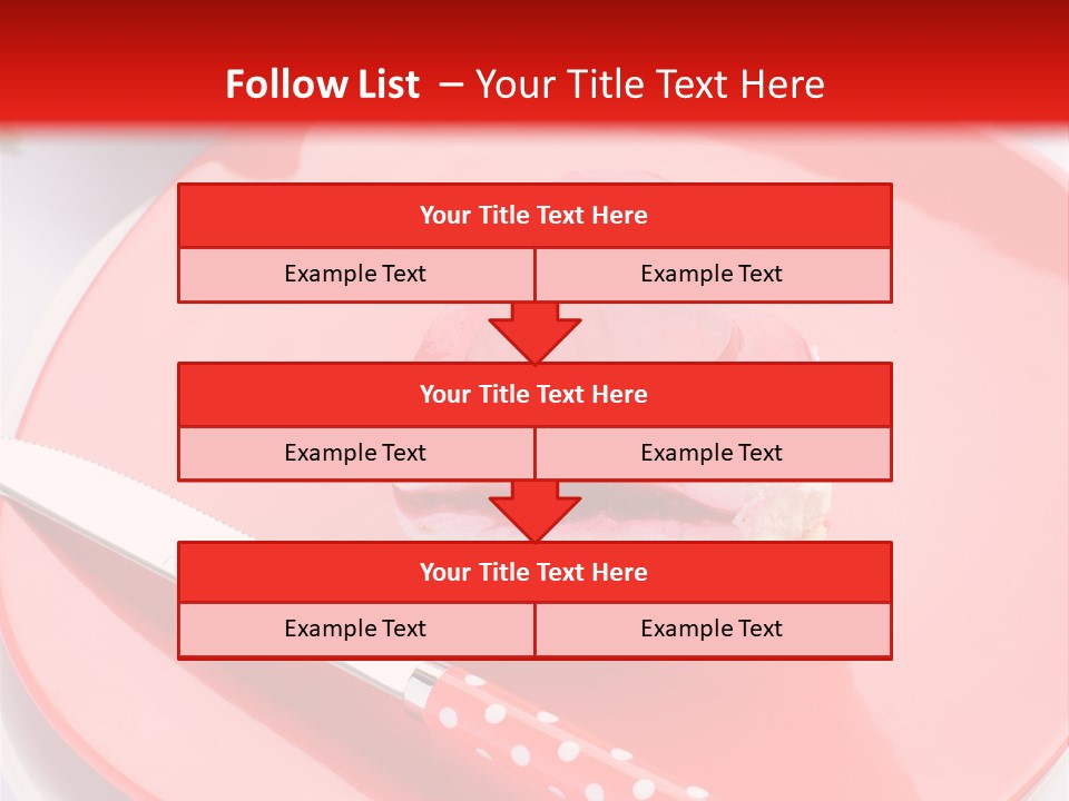 Heart Day Plate PowerPoint Template