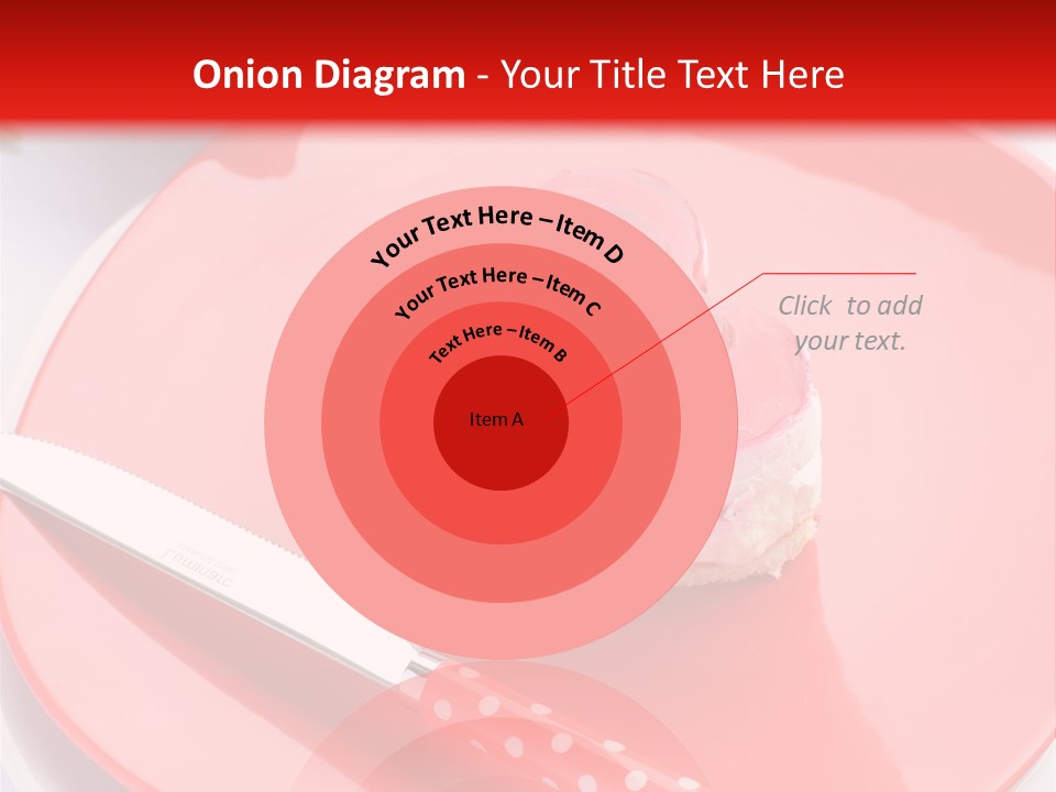 Heart Day Plate PowerPoint Template