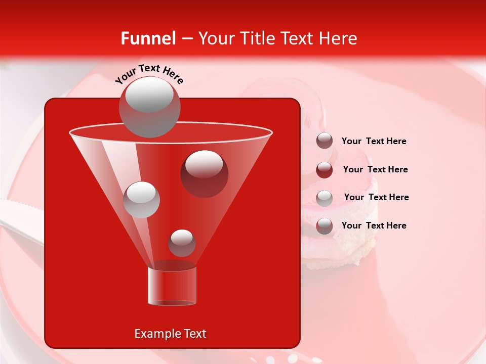 Heart Day Plate PowerPoint Template