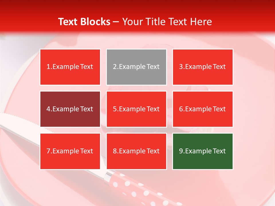 Heart Day Plate PowerPoint Template