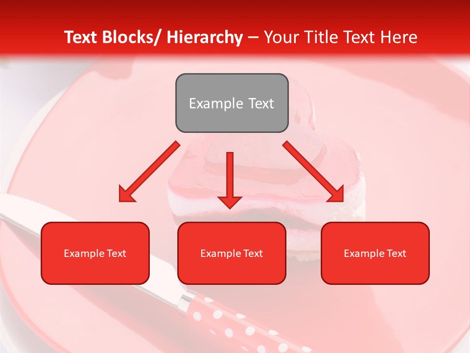 Heart Day Plate PowerPoint Template
