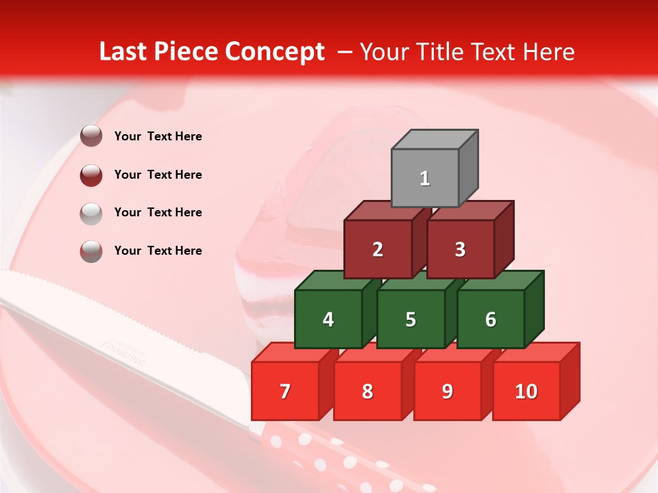 Heart Day Plate PowerPoint Template