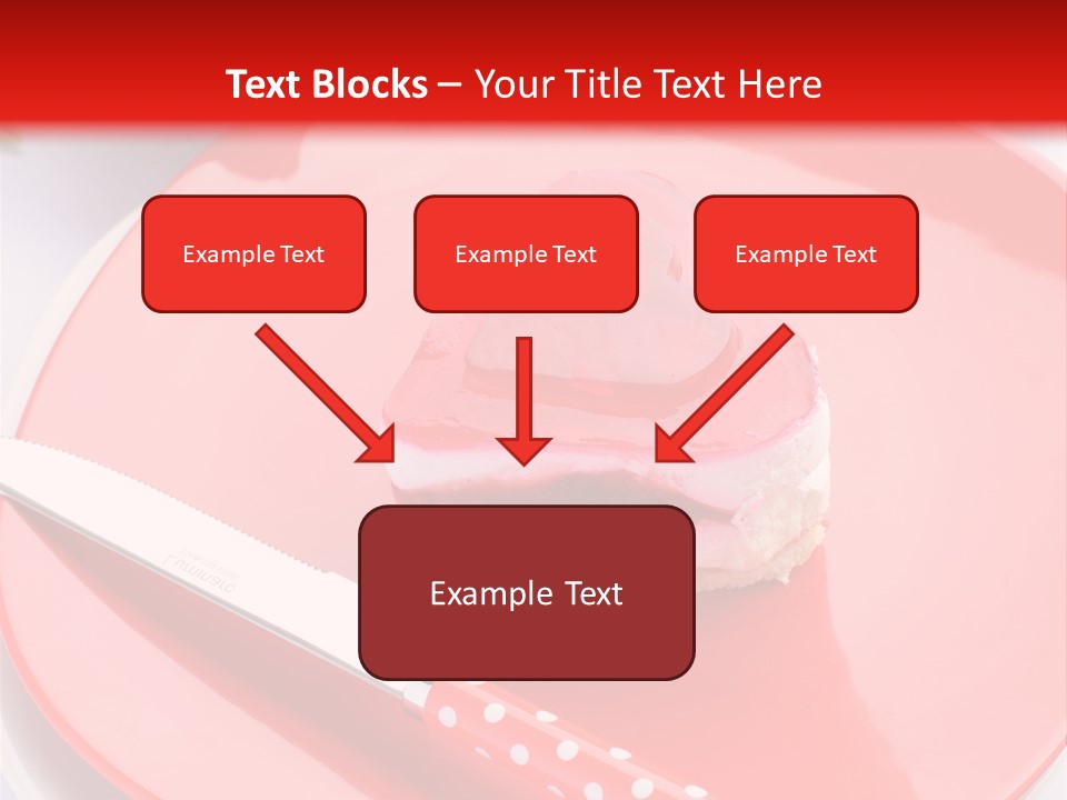 Heart Day Plate PowerPoint Template