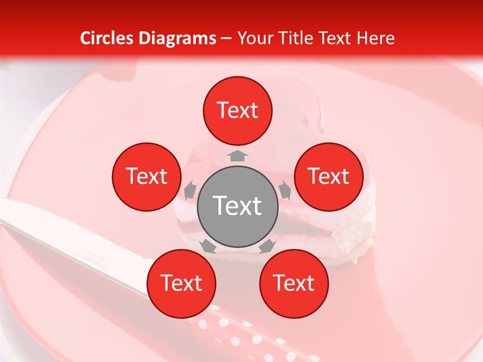 Heart Day Plate PowerPoint Template