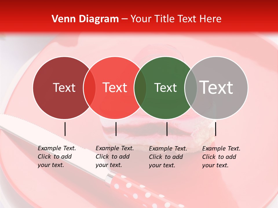 Heart Day Plate PowerPoint Template