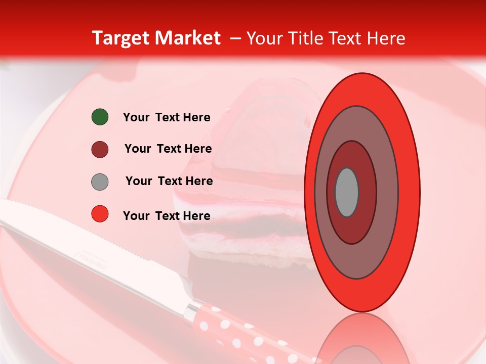 Heart Day Plate PowerPoint Template