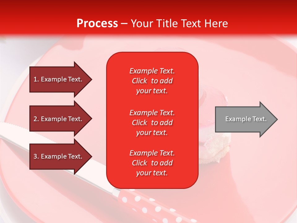 Heart Day Plate PowerPoint Template