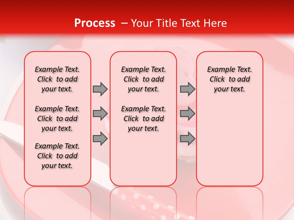 Heart Day Plate PowerPoint Template