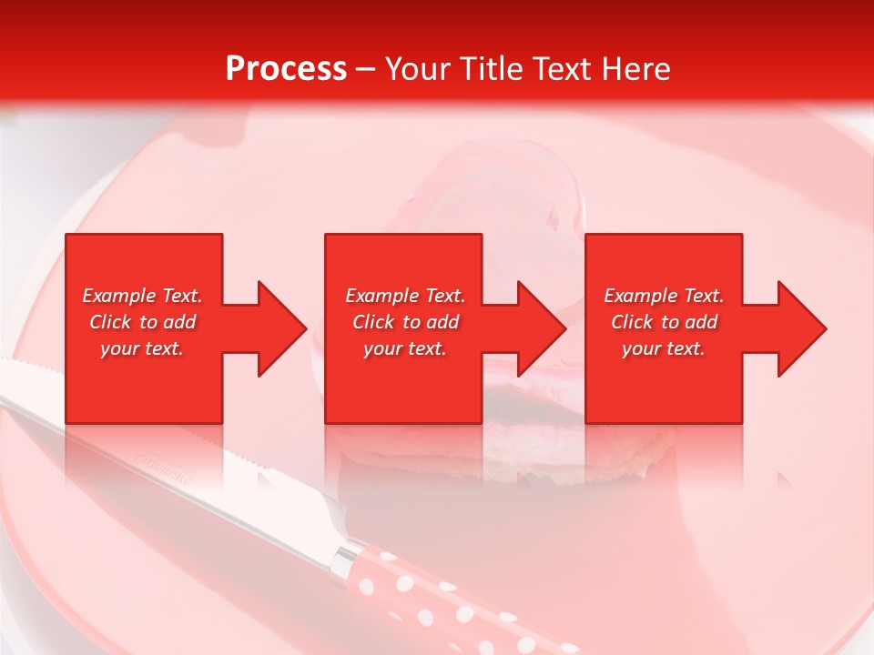 Heart Day Plate PowerPoint Template