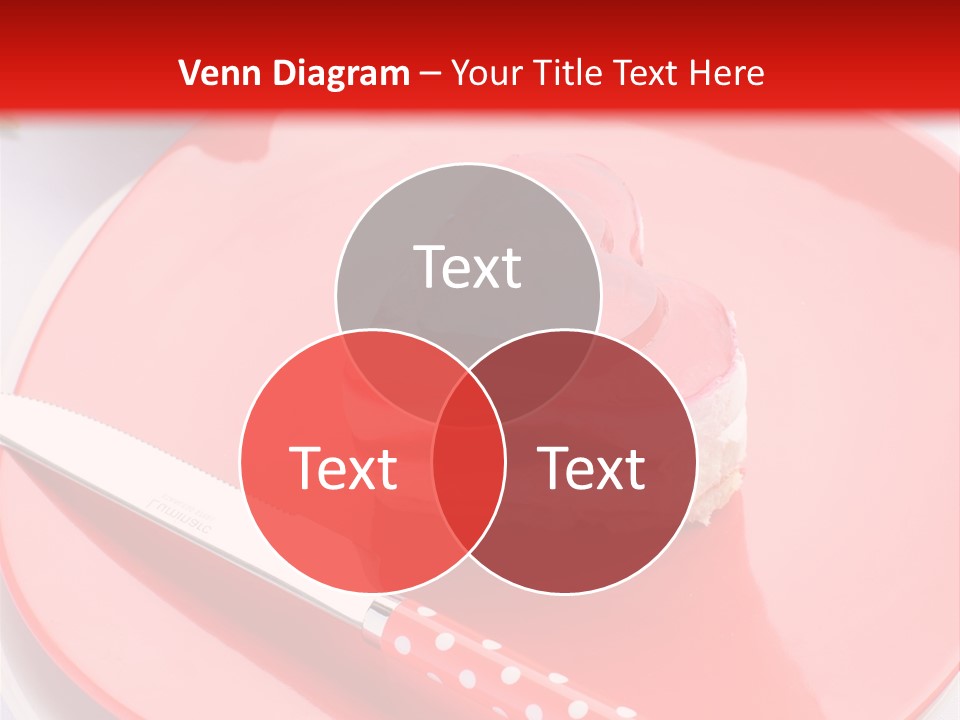 Heart Day Plate PowerPoint Template