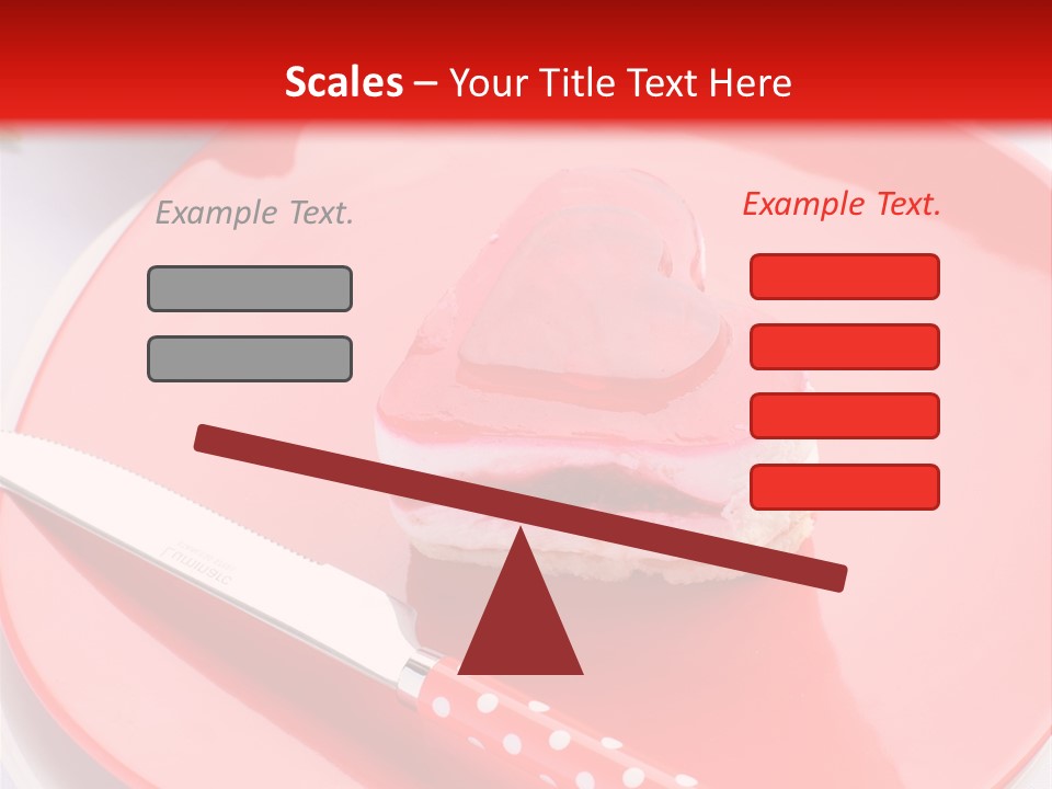 Heart Day Plate PowerPoint Template