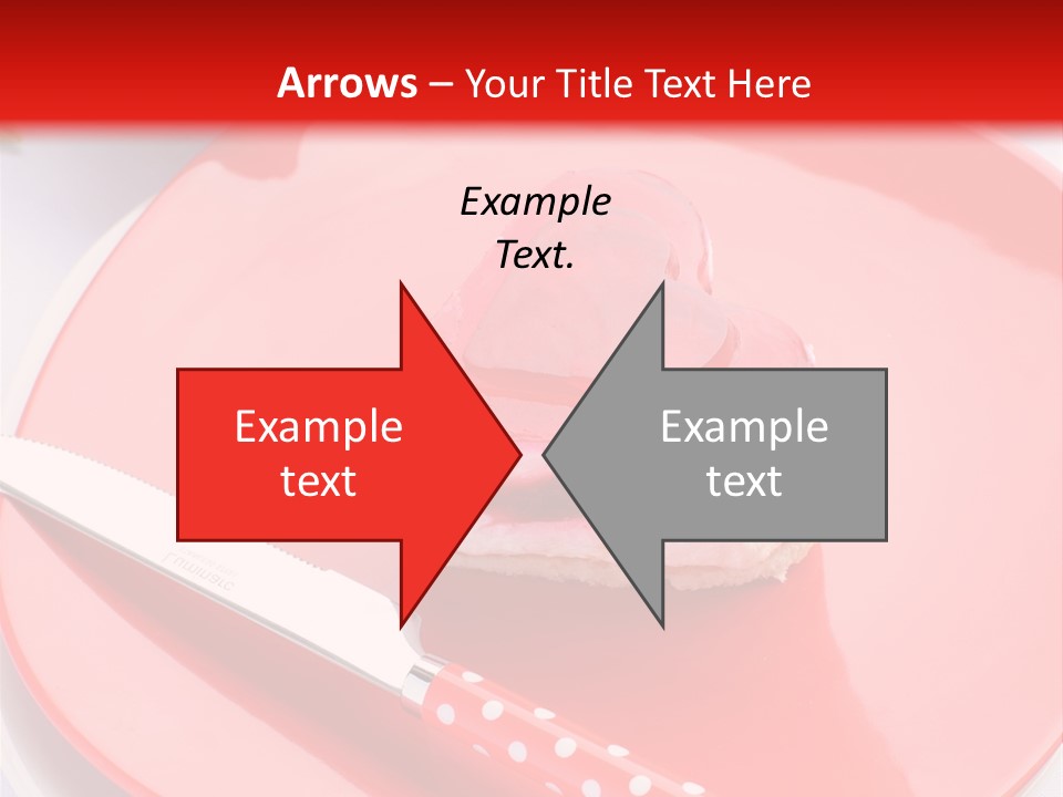 Heart Day Plate PowerPoint Template
