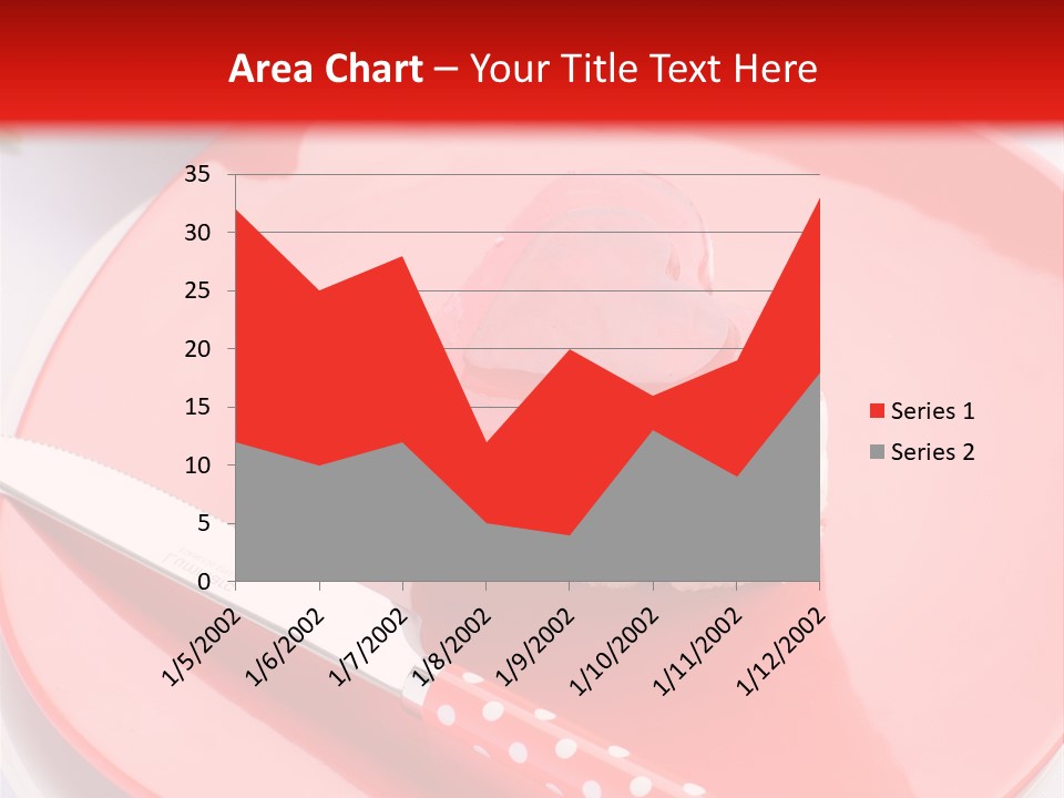Heart Day Plate PowerPoint Template