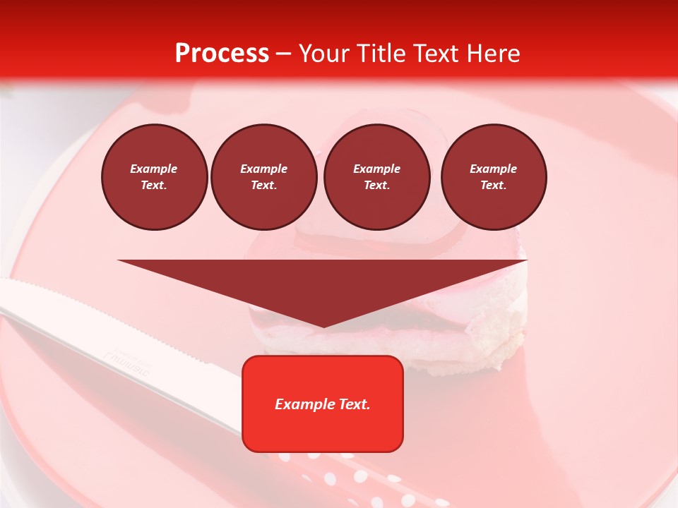 Heart Day Plate PowerPoint Template