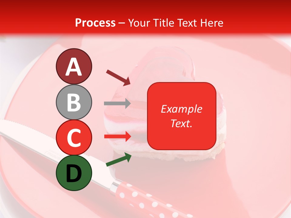 Heart Day Plate PowerPoint Template