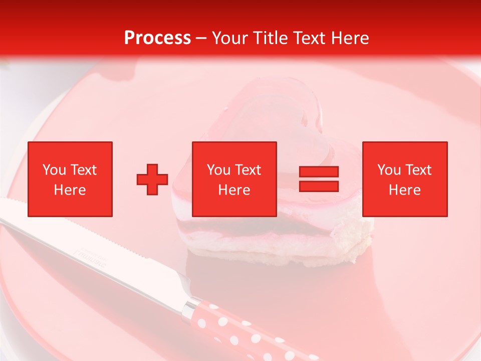 Heart Day Plate PowerPoint Template