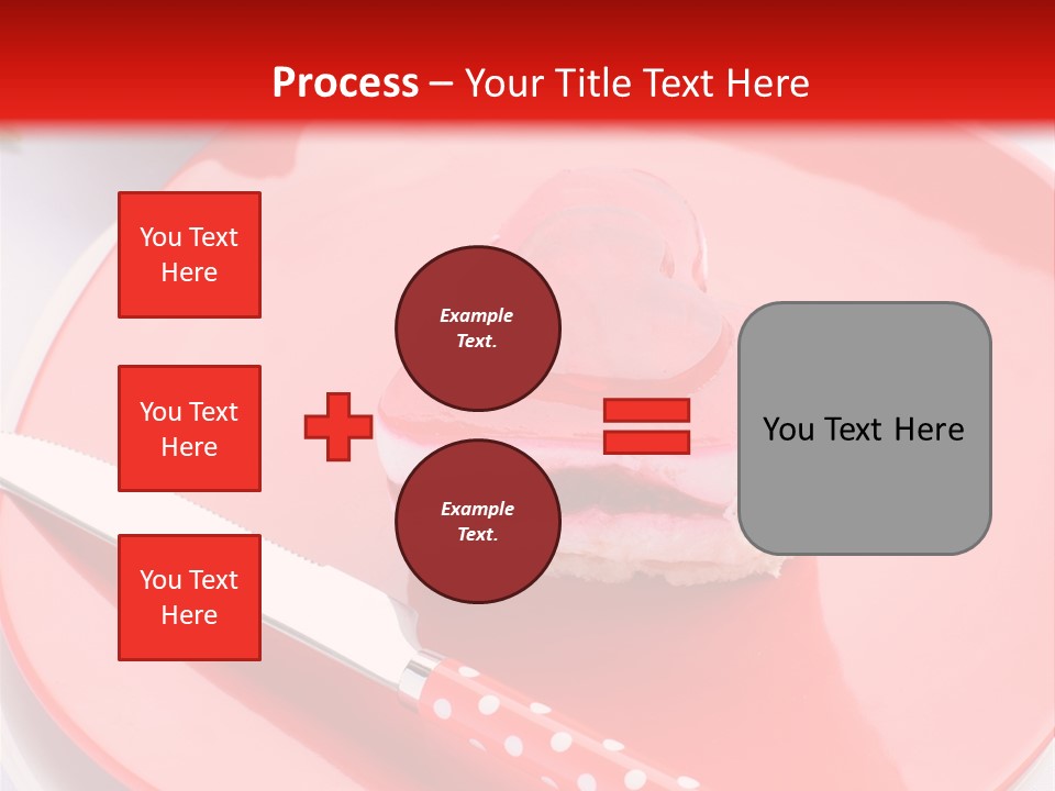 Heart Day Plate PowerPoint Template
