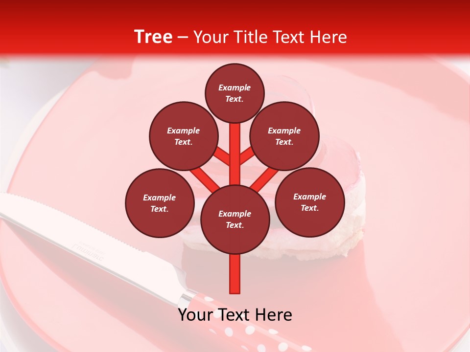 Heart Day Plate PowerPoint Template