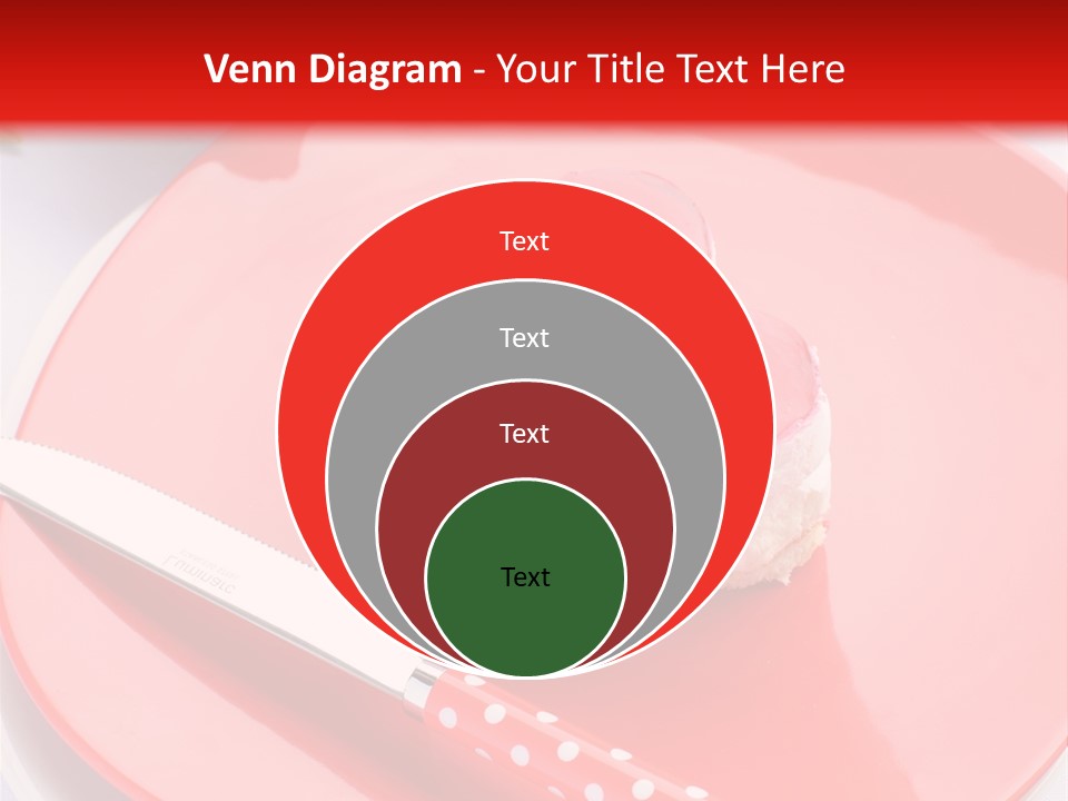 Heart Day Plate PowerPoint Template