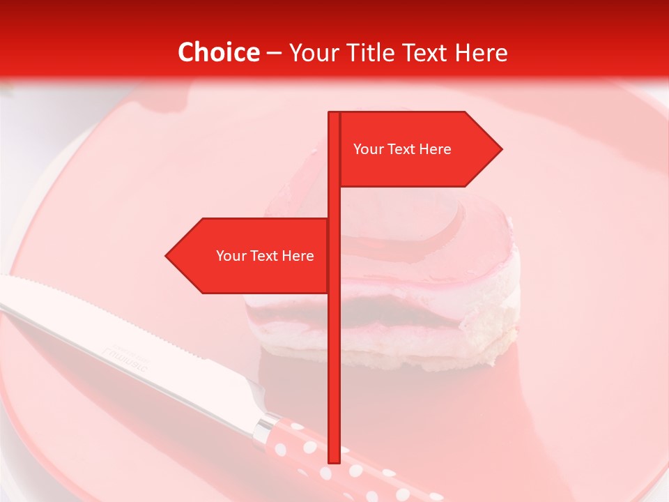 Heart Day Plate PowerPoint Template