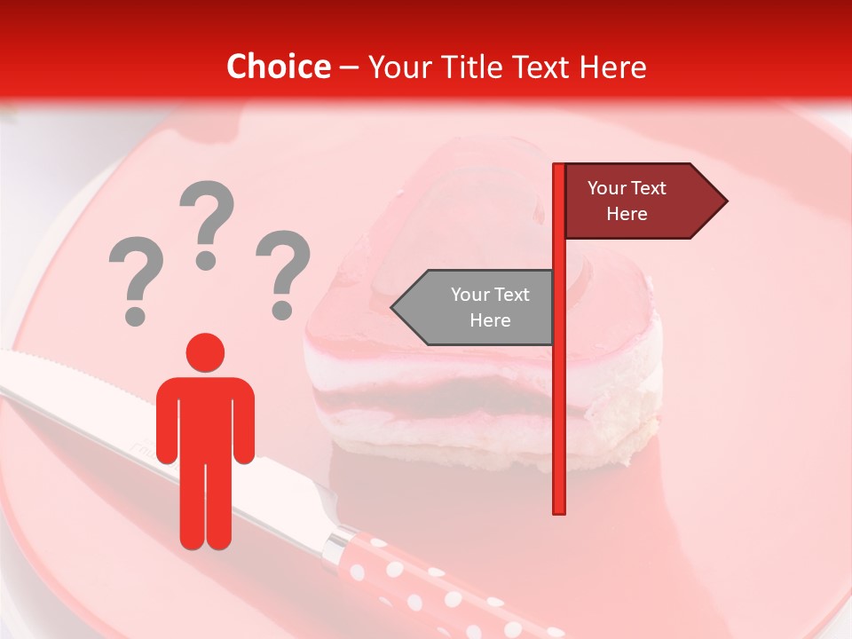 Heart Day Plate PowerPoint Template