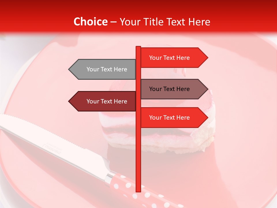 Heart Day Plate PowerPoint Template