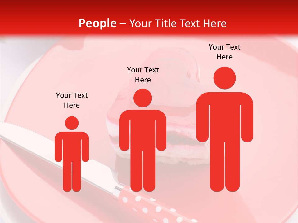 Heart Day Plate PowerPoint Template