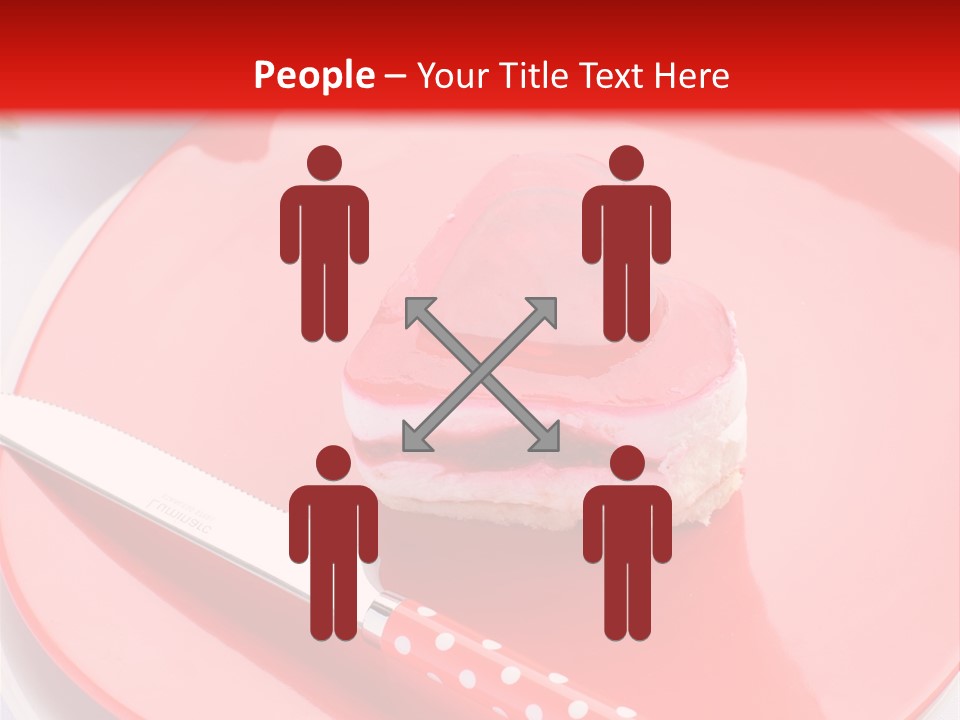 Heart Day Plate PowerPoint Template
