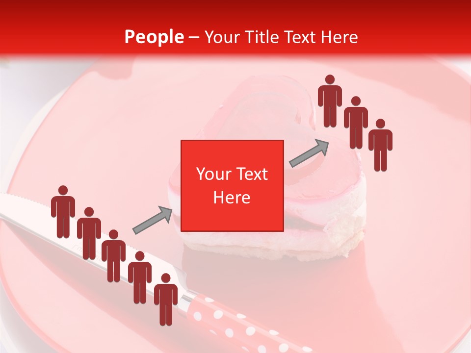 Heart Day Plate PowerPoint Template