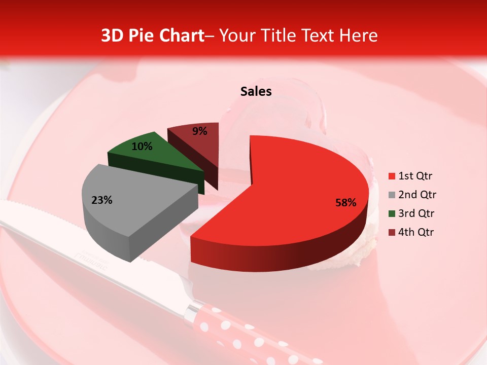 Heart Day Plate PowerPoint Template